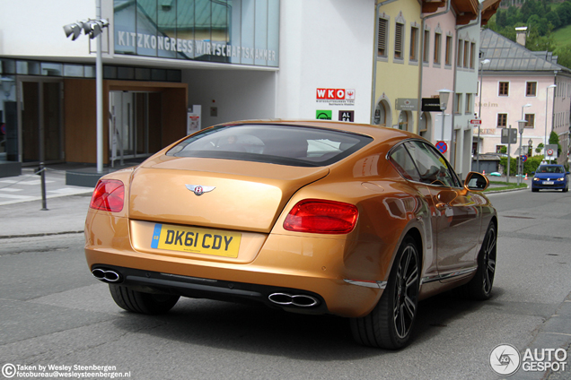La couleur Sunburst rend la Bentley Continental GT V8 impressionnante