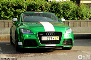 Beautiful green chrome Audi TT-RS Roadster spotted!