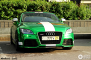 Une magnifique Audi TT-RS Roadster en vert chromé !
