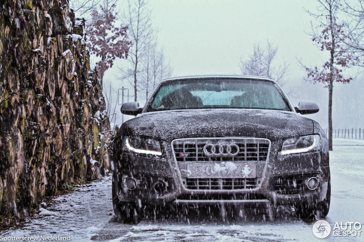 Spot van de dag: Audi S5 Cabriolet in winterse sferen
