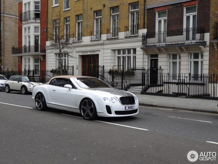 Lekker foute Bentley Continental Supersports Convertible gespot