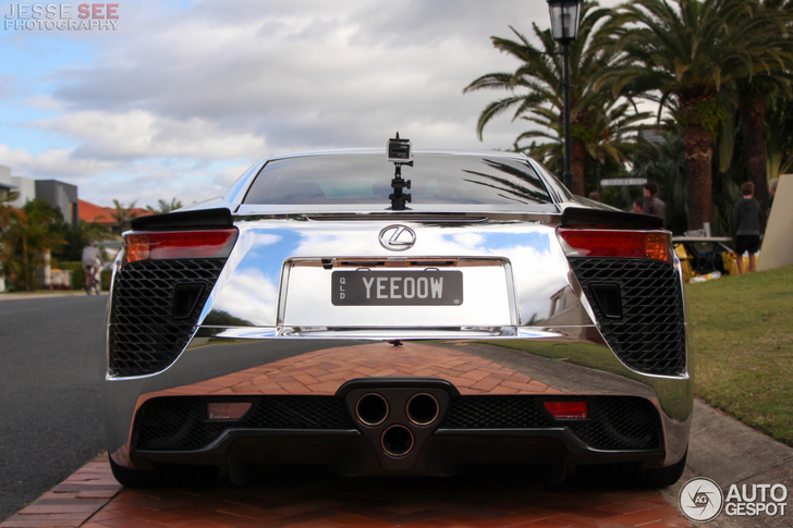 Chromen verrassing uit Australië: Lexus LFA