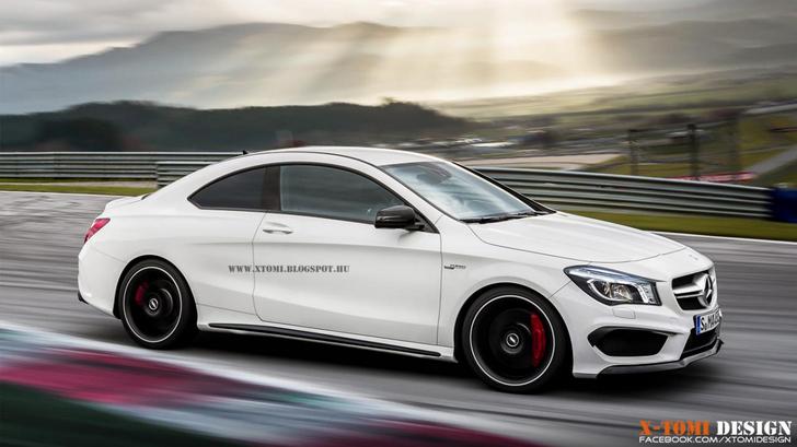 Rendering: Mercedes-Benz CLA 45 AMG Coupé