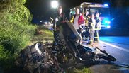 Audi R8-bestuurder crasht en verbrandt levend