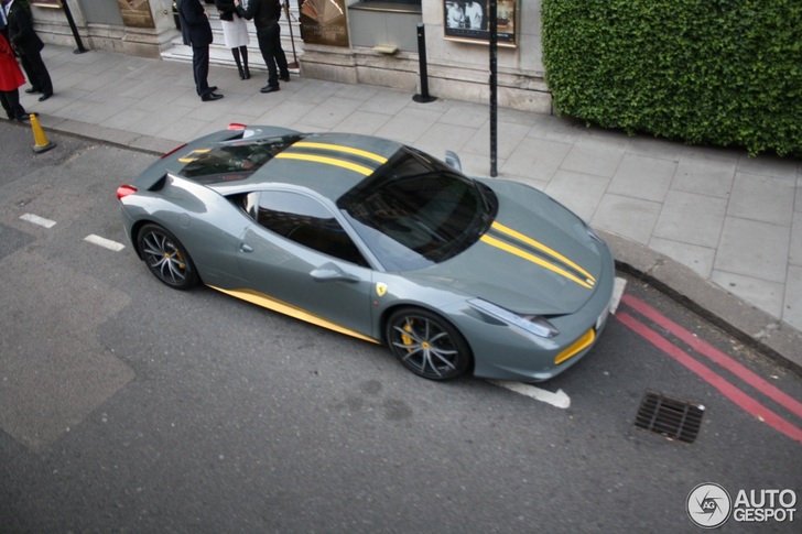 Eén van de knapste Ferrari 458 Italia's ter wereld staat in Londen