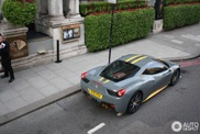 Una delle più belle Ferraris 458 Italia è stata avvistata a Londra