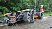 Passageiro morre em acidente num Ford GT40