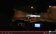 Supercars shooting flames in a tunnel!