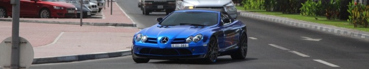 Spotkane: lustrzany Mercedes SLR McLaren Roadster 722 S