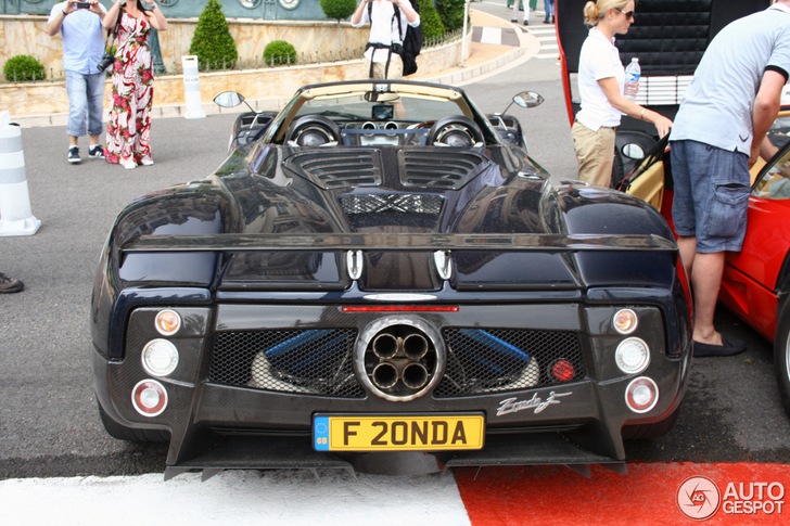 Nieuwe unieke Pagani Zonda C12-F Roadster gespot 