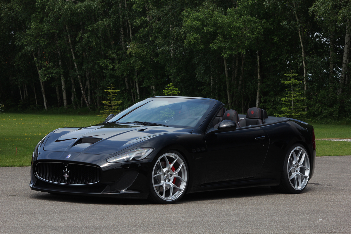 Novitec Tridente pompt Maserati GranCabrio MC op!