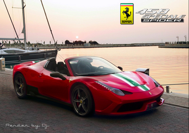 Ferrari 458 Speciale Spider staat in Parijs dit najaar