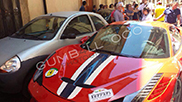 Ferrari crashes during Ferrari Cavalcade