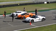 Filmpje: Dragrace Porsche 918 Spyder, McLaren 650S en Koenigsegg Agera