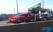 美国法拉利 Enzo 遭遇车祸