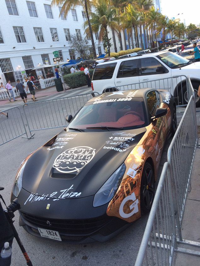 Gumball 3000: de startgrid wordt gevormd