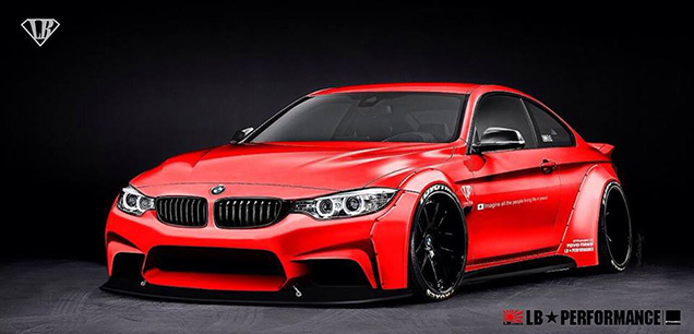 Liberty Walk werkt aan bredere BMW 4-Serie Coupé