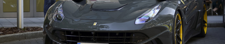 Ferrari F12 N-Largo looks very brutal in grey