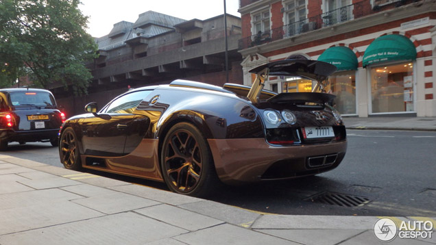 Peperdure Bugatti Veyron ''Rembrandt" verschijnt in Londen