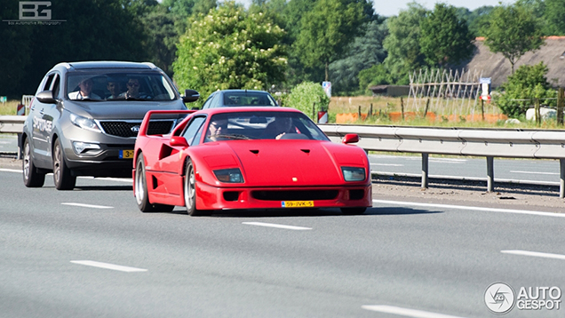 Spot van de dag: Ferrari F40