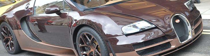 Spottée: Une deuxième Bugatti Veyron des 'Les Légendes de Bugatti'