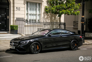 Sinister looking Mercedes-Benz S 65 Coupe in London