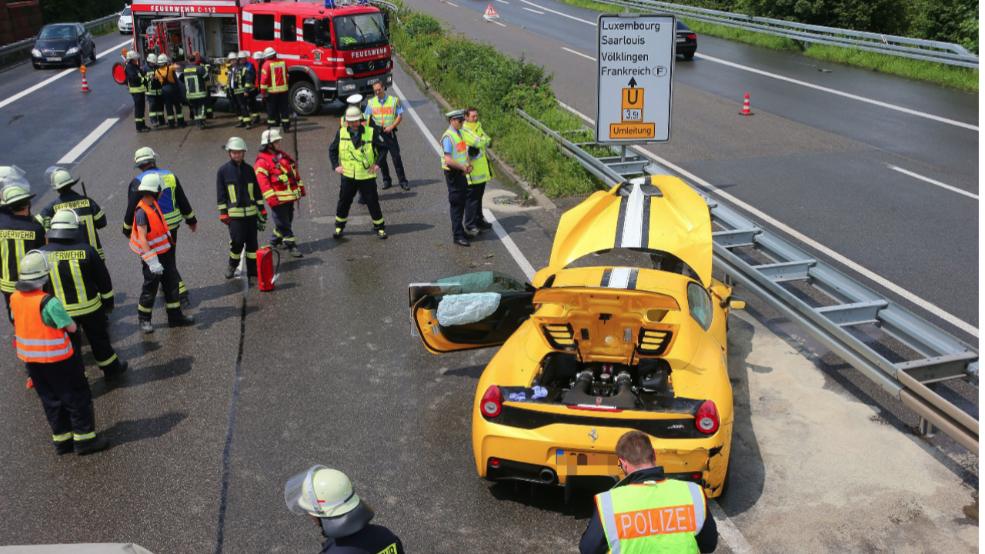 Zondagsritje in Ferrari 458 Speciale A komt ongelukkig ten einde