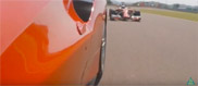 Filmpje: Ferrari F14T tegen de Ferrari 488 GTB