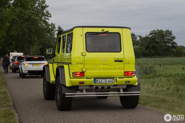 Baas van het gala met deze G 500 4X4²