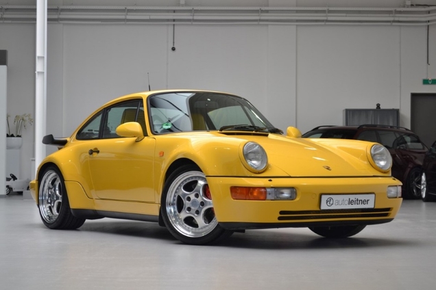 Te koop: zeldzame Porsche 964 Turbo in Speed Yellow