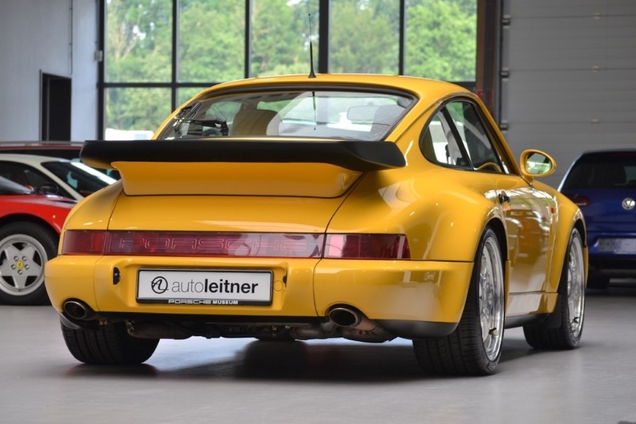 Te koop: zeldzame Porsche 964 Turbo in Speed Yellow