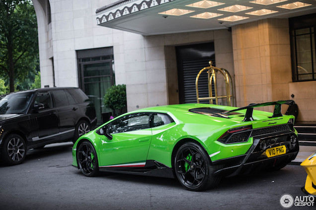 Lamborghini Huracán Performante voor het eerst gespot in Londen!