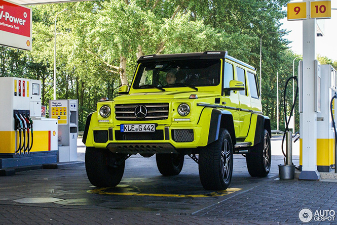 Mercedes-Benz G 500 4X4² heeft een "klein" sterretje
