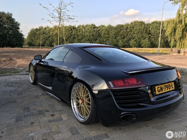 Audi R8 komt in handen van het verlagingsgilde