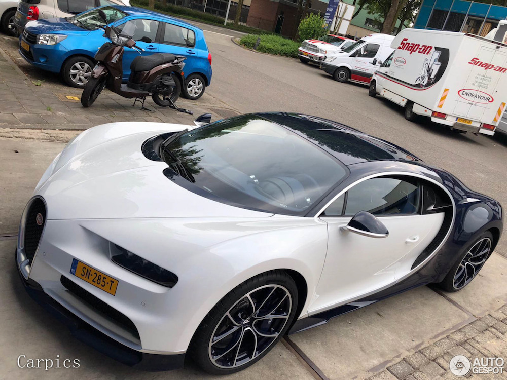 Spot van de Dag: Nieuwe Bugatti Chiron gespot