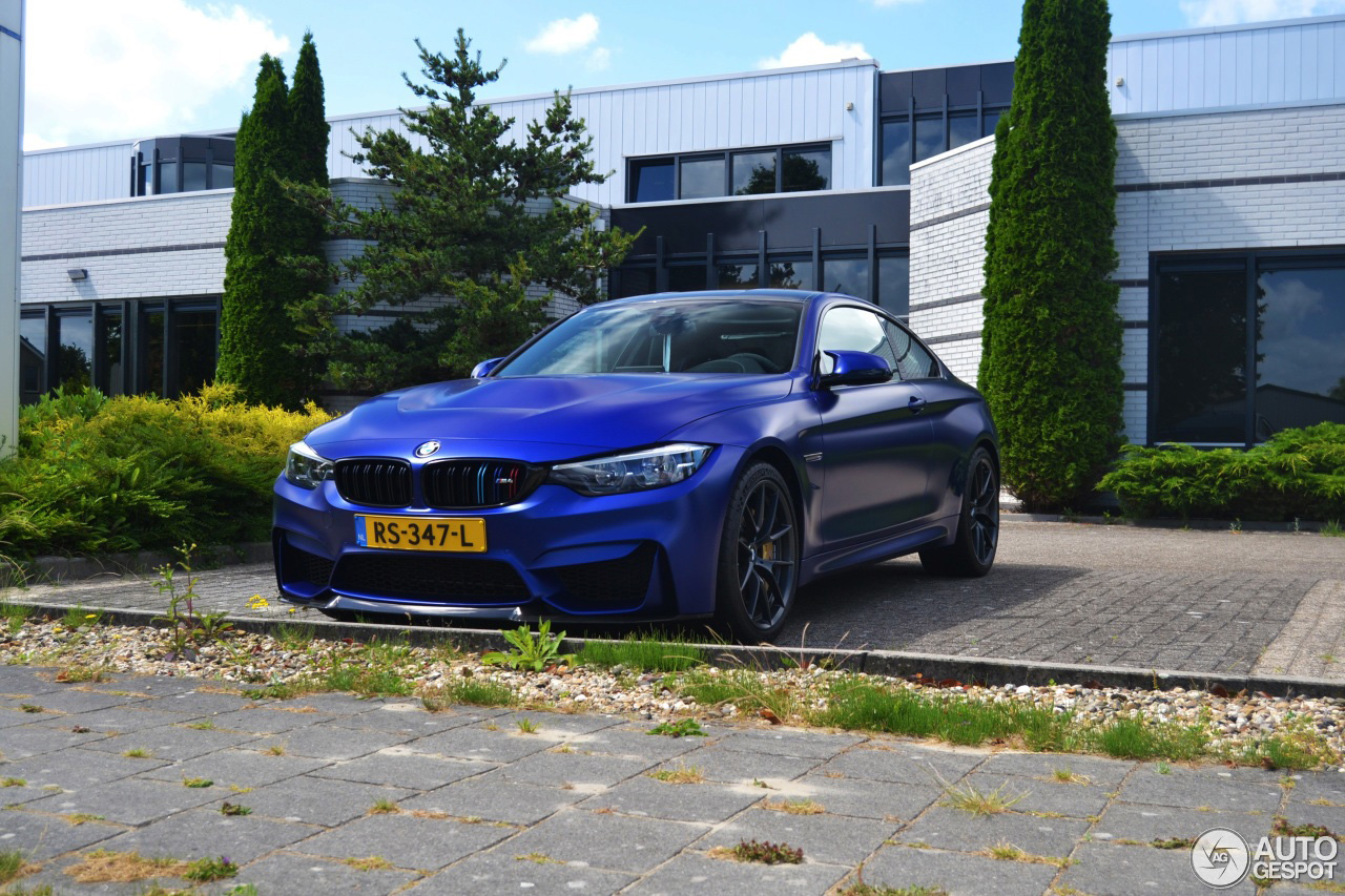 Spot van de dag: BMW M4 CS in het matblauw