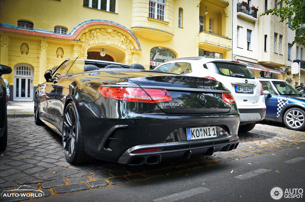 秃头首选：Brabus 850 6.0 Biturbo Convertible