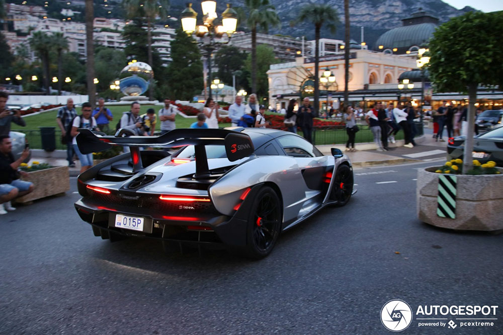 McLaren Senna is middelpunt van aandacht in Monaco