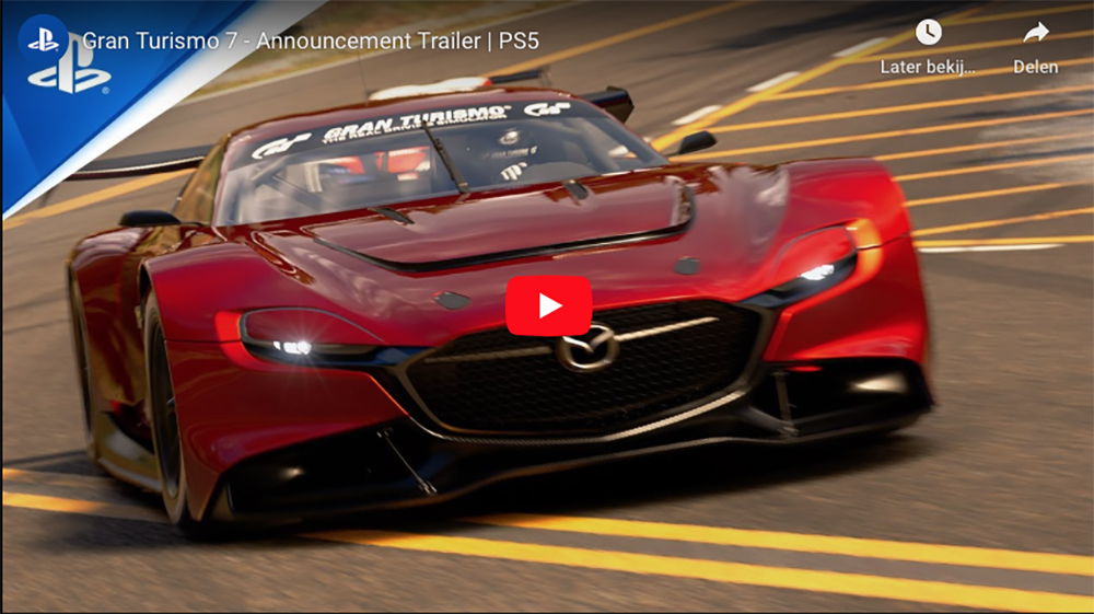 Sony laat ons eerste beelden Gran Turismo 7 zien