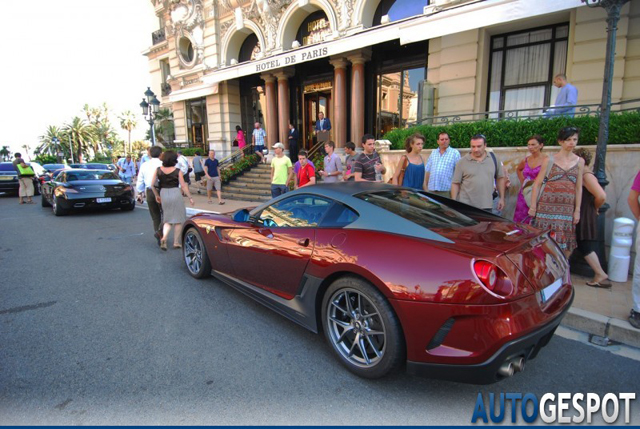 Opmerkelijke kleur op gespotte Ferrari 599 GTO in Monaco