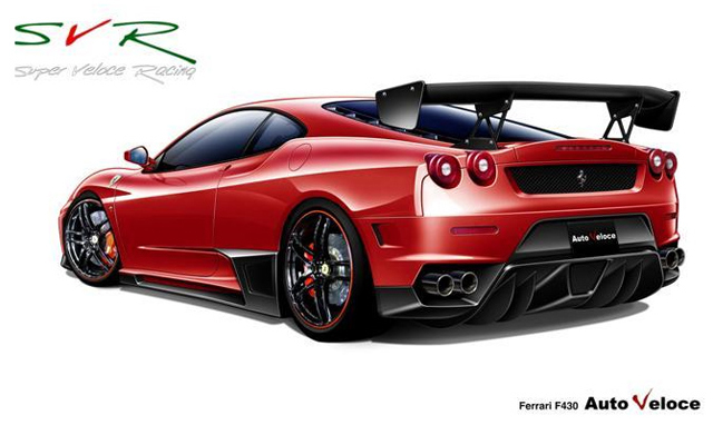 Super Veloce Racing toont bodykit voor Ferrari F430