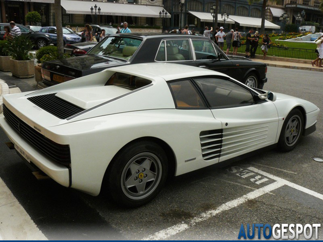 Unieke witte Ferrari Testarossa gespot in Monaco