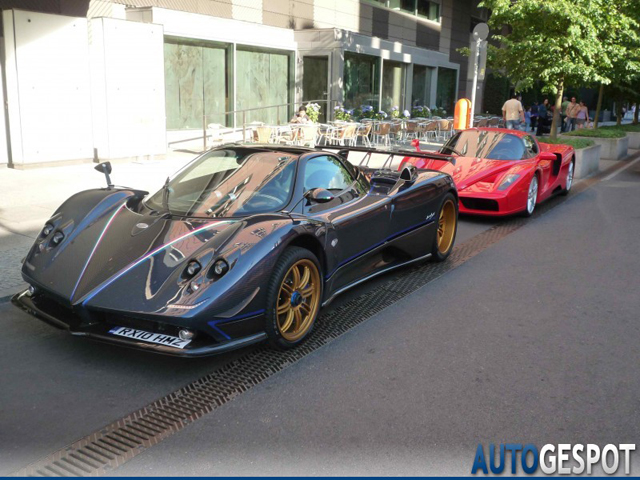 Primeur gespot: Pagani Zonda Tricolore