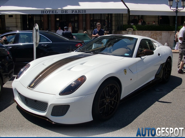 Topspot: Ferrari 599 GTO in een unieke kleurensamenstelling
