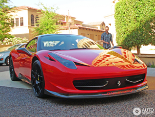 Spottée deux fois aux États-Unis : la Ferrari 458 Italia Oakley Design