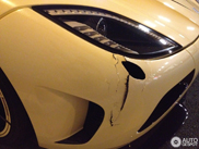 Expensive mistake: damaged bumper on a Koenigsegg Agera R