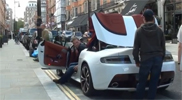 Spotted just a few days after the introduction: Aston Martin V12 Vantage Roadster