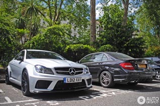 Spotted: Mercedes-Benz C 63 AMG and his stronger brother
