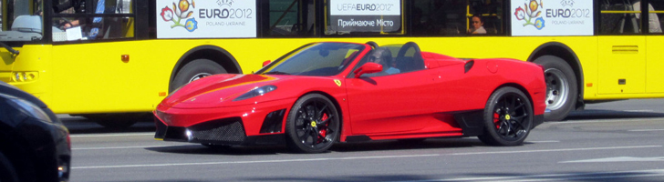Spotted: Ferrari F430 Spider Super Veloce Racing