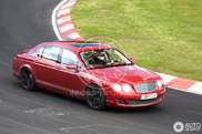 Bentley Continental Flying Spur V8 driving around on the Nordschleife
